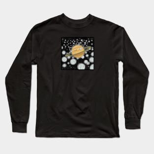 Saturn's moons Long Sleeve T-Shirt